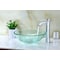 Anzzi Vieno Crystal Clear Floral Vessel Sink with Pop-Up Drain LS-AZ065 - alternate 3